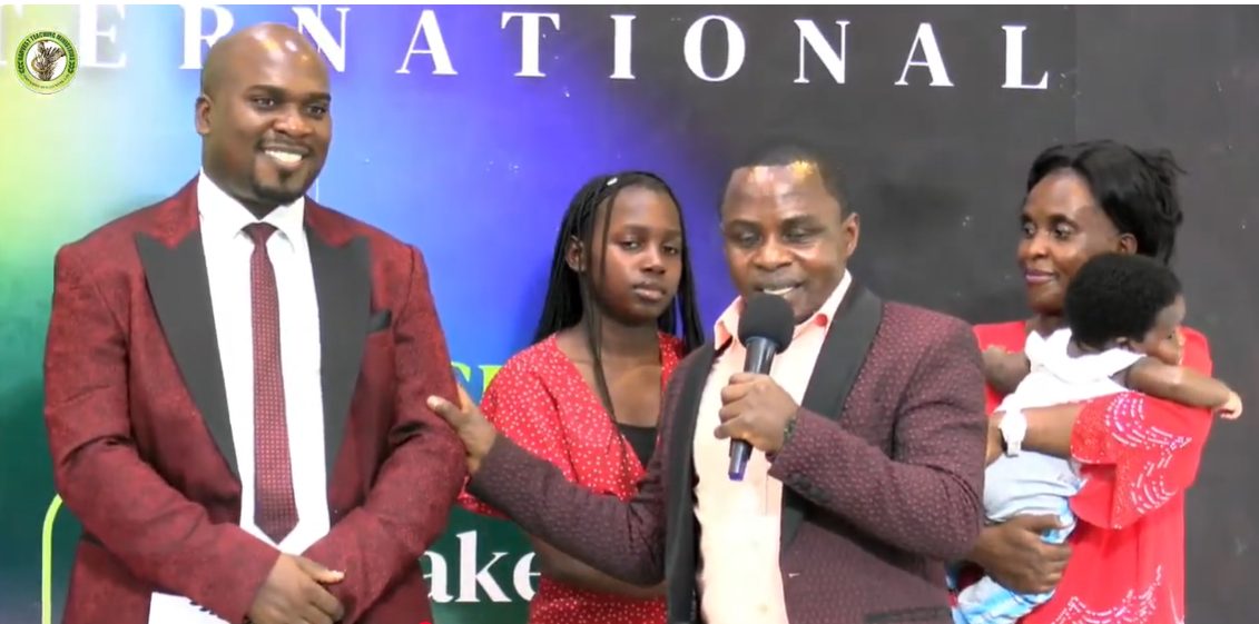 Kabonge Raymond's dedication, child of Bishop Kisuze.