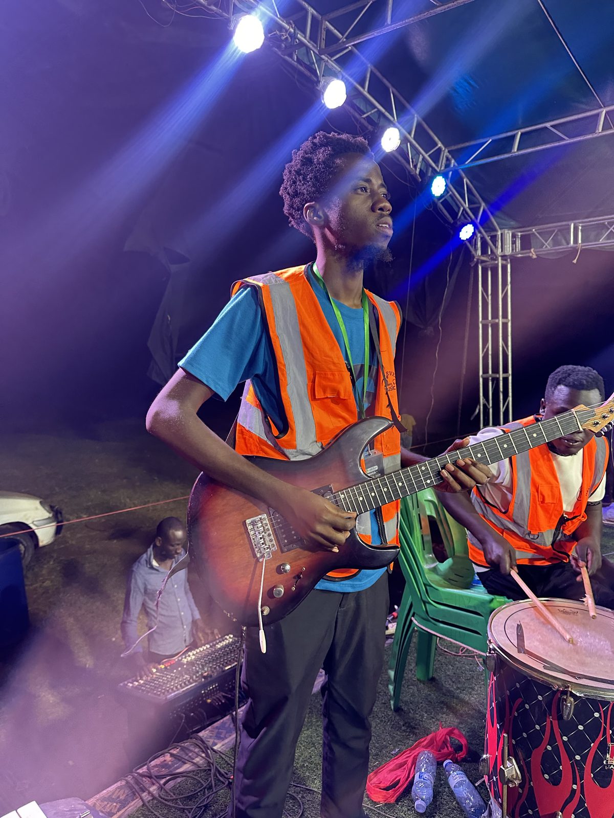 Our backline musicians, who played beautifully all week.