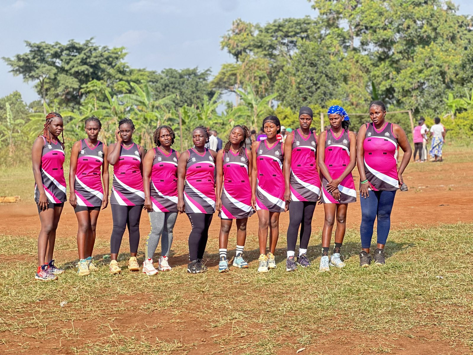 Fellowship on the field — our ladies' netball day.
