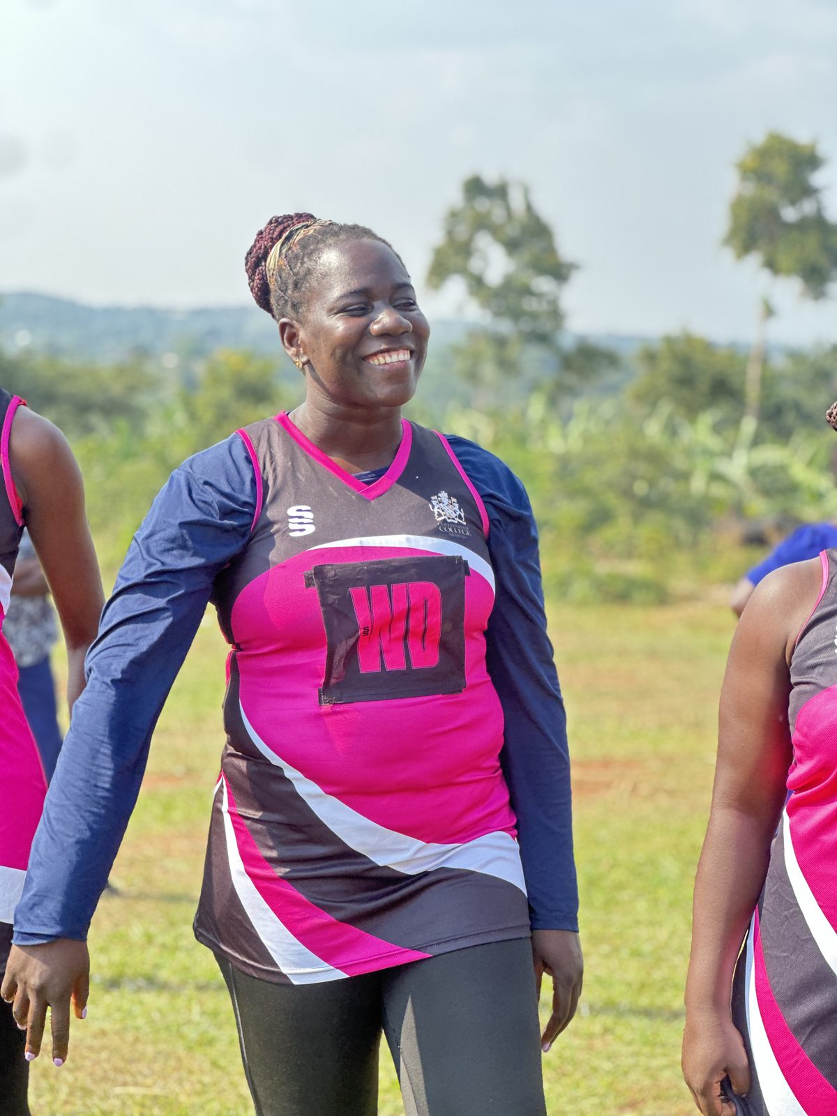 Fellowship on the field — our ladies' netball day.